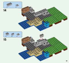 LEGO 21135 instructions page 39 – build guide