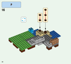 LEGO 21135 instructions page 40 – build guide