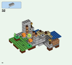 LEGO 21135 instructions page 54 – build guide