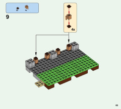 LEGO 21135 instructions page 63 – build guide