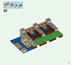 LEGO 21135 instructions page 71 – build guide