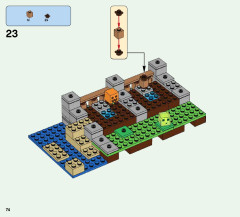 LEGO 21135 instructions page 74 – build guide