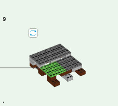 LEGO 21135 instructions page 8 – build guide