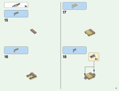 LEGO 21136 instructions page 17 – build guide