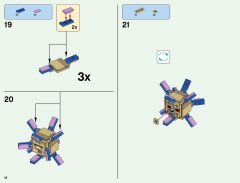 LEGO 21136 instructions page 18 – build guide