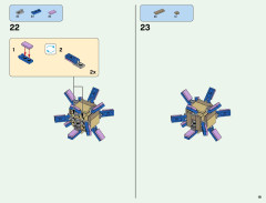 LEGO 21136 instructions page 19 – build guide