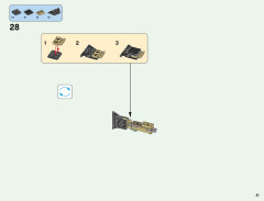 LEGO 21136 instructions page 21 – build guide