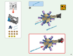 LEGO 21136 instructions page 23 – build guide