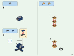 LEGO 21136 instructions page 25 – build guide