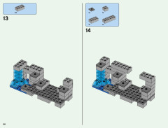 LEGO 21136 instructions page 32 – build guide