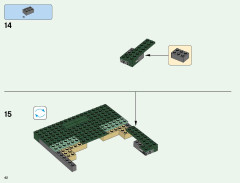 LEGO 21136 instructions page 42 – build guide