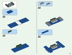 LEGO 21136 instructions page 45 – build guide