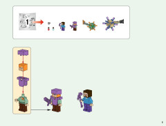 LEGO 21136 instructions page 5 – build guide