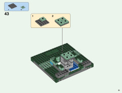 LEGO 21136 instructions page 61 – build guide