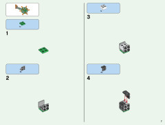 LEGO 21136 instructions page 7 – build guide