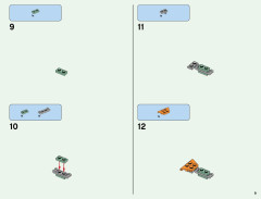 LEGO 21136 instructions page 9 – build guide