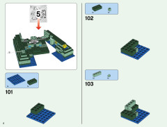 LEGO 21136 instructions page 2 – build guide