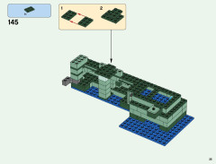 LEGO 21136 instructions page 35 – build guide