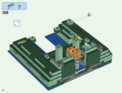 LEGO 21136 instructions page 50 – build guide