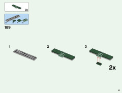 LEGO 21136 instructions page 65 – build guide