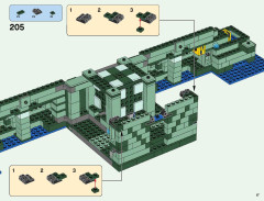 LEGO 21136 instructions page 17 – build guide