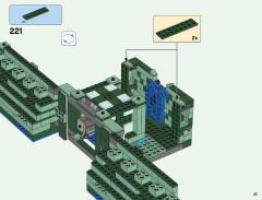LEGO 21136 instructions page 25 – build guide