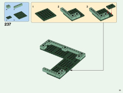 LEGO 21136 instructions page 33 – build guide