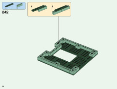 LEGO 21136 instructions page 38 – build guide