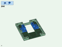 LEGO 21136 instructions page 40 – build guide