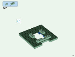 LEGO 21136 instructions page 43 – build guide