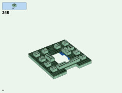 LEGO 21136 instructions page 44 – build guide