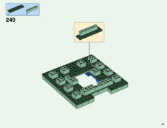 LEGO 21136 instructions page 45 – build guide
