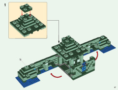 LEGO 21136 instructions page 57 – build guide