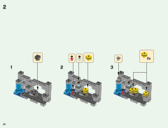 LEGO 21136 instructions page 58 – build guide