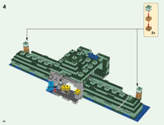 LEGO 21136 instructions page 60 – build guide