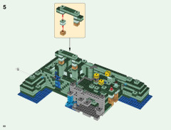 LEGO 21136 instructions page 68 – build guide