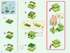 LEGO 21137 instructions page 12 – build guide