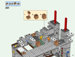 LEGO 21137 instructions page 127 – build guide