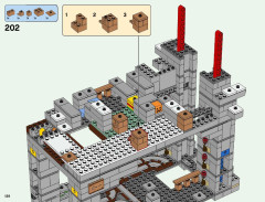 LEGO 21137 instructions page 128 – build guide