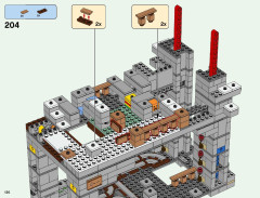 LEGO 21137 instructions page 130 – build guide
