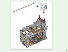 LEGO 21137 instructions page 131 – build guide