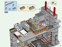 LEGO 21137 instructions page 139 – build guide
