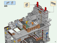 LEGO 21137 instructions page 145 – build guide