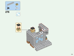 LEGO 21137 instructions page 173 – build guide