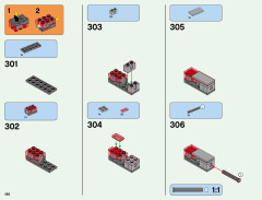 LEGO 21137 instructions page 186 – build guide