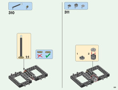 LEGO 21137 instructions page 189 – build guide