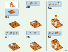 LEGO 21137 instructions page 207 – build guide