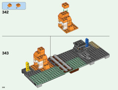 LEGO 21137 instructions page 208 – build guide