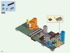 LEGO 21137 instructions page 216 – build guide