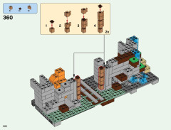 LEGO 21137 instructions page 226 – build guide